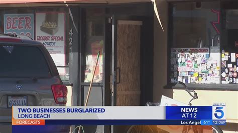 2 more Long Beach businesses burglarized this week